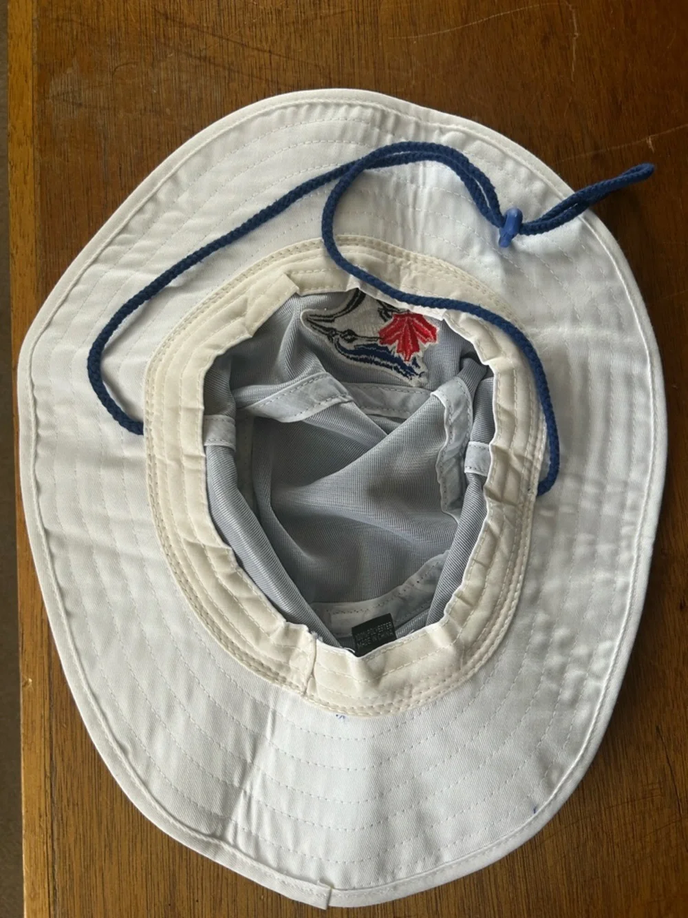 Toronto Blue Jays Blue MLB Bucket Hat with Chin Cord - Picture 6 of 9